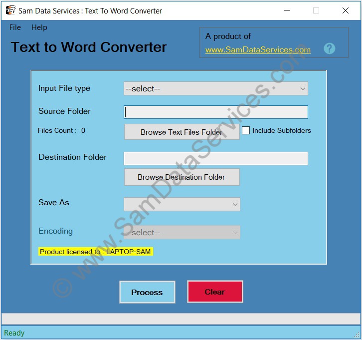 Text to Word Converter